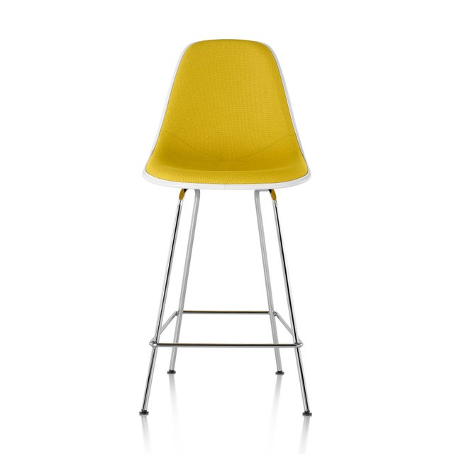 Herman Miller Eames® Molded Fiberglass Stool - Upholstered (On Production Hold)