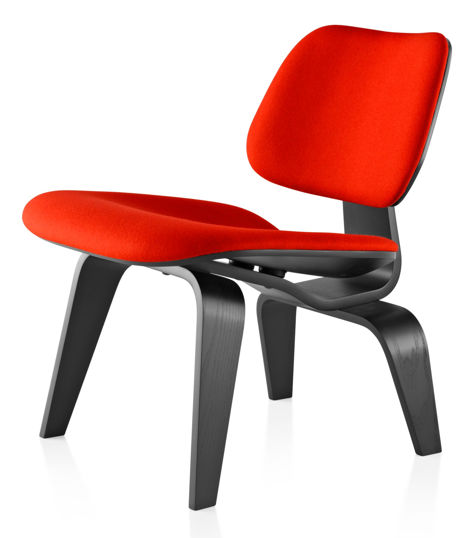 Herman Miller Eames Molded Plywood Upholstered Lounge Chair - Wood
