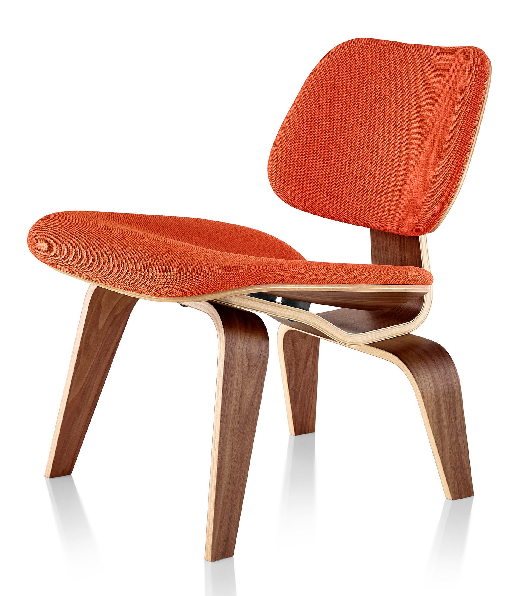 Herman Miller Eames Molded Plywood Upholstered Lounge Chair - Wood