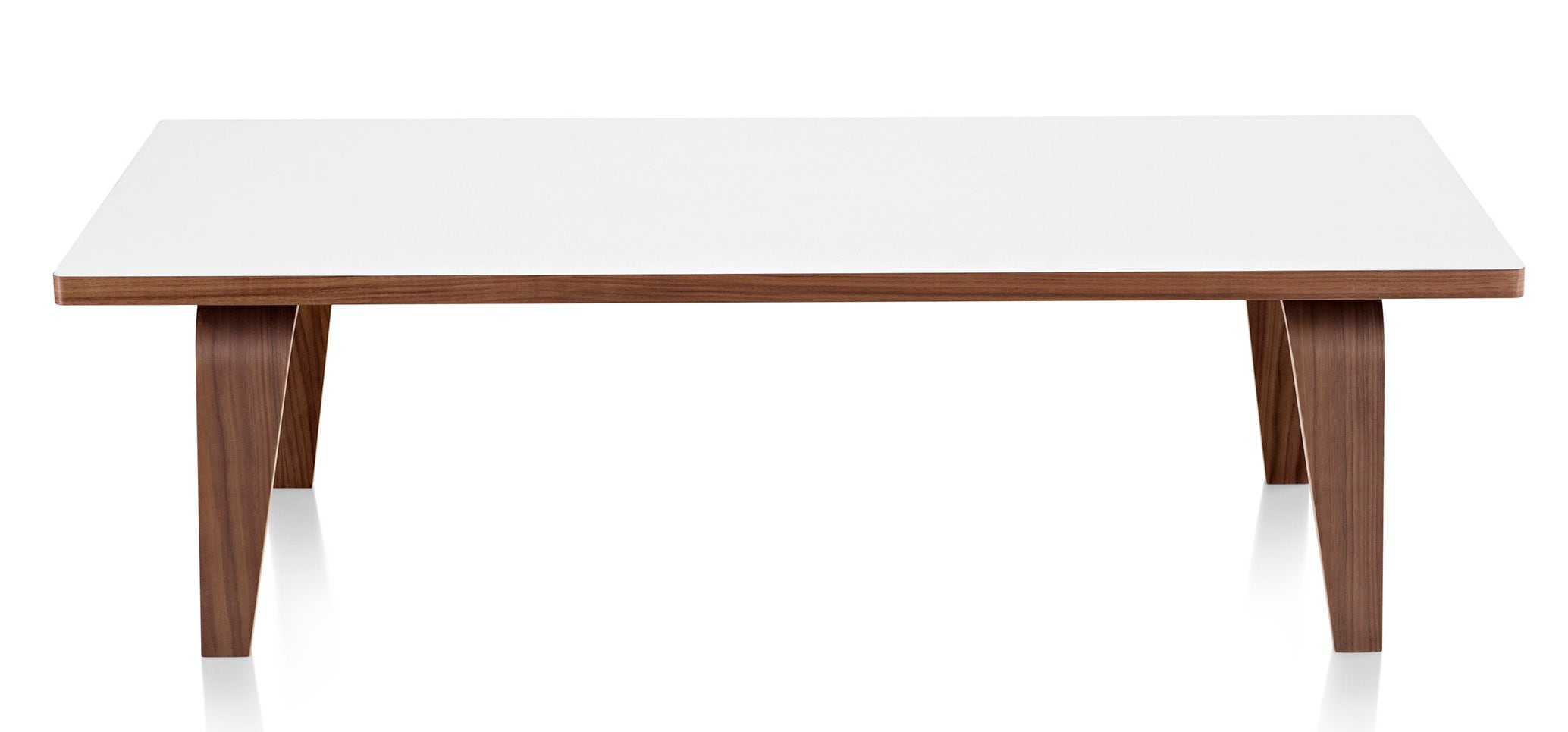 Herman Miller Eames Molded Plywood Rectangular Coffee Table Wood Base