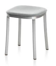 Emeco 1 Inch Small Stool - Upholstered