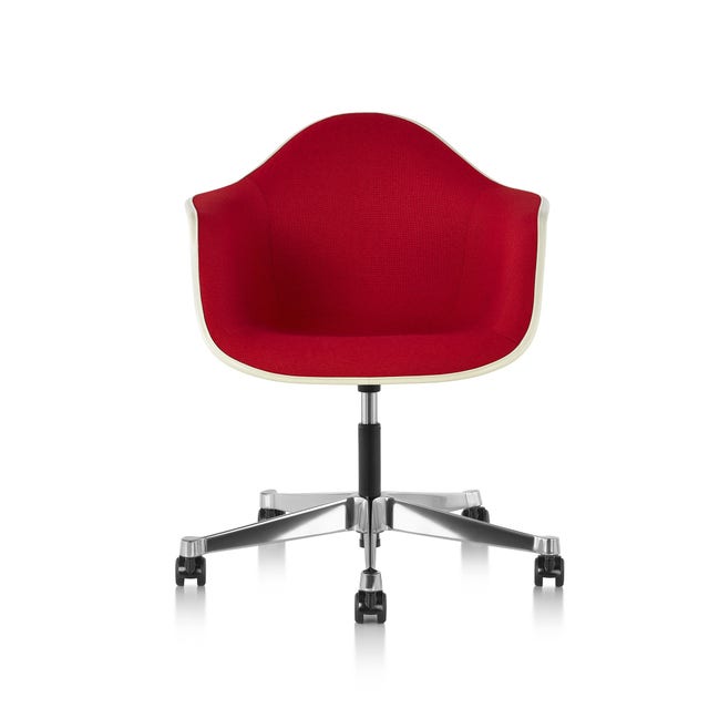 Herman Miller EamesĀ® Molded Plastic Task Armchair - Upholstered