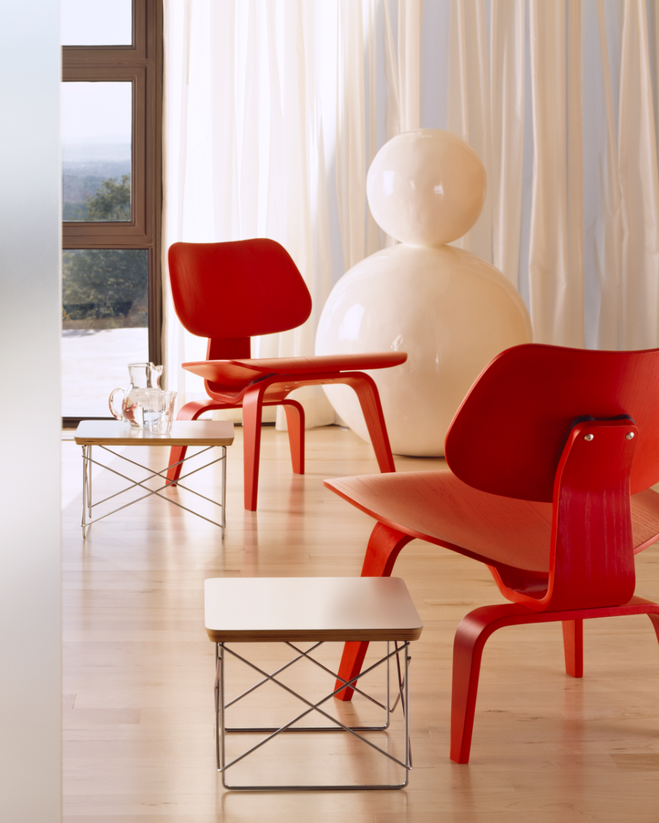 サイドテーブル・ナイトテーブル・ローテーブル Herman Miller EAMES LTRT Wire Low Table Eames Wire Base Low Table - CA Modern Home