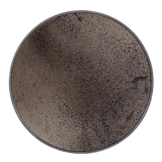 Ethnicraft Aged Round Wall Mirror