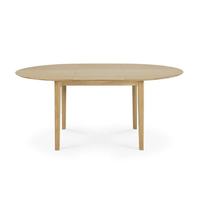 Ethnicraft Bok Round Extendable Dining Table
