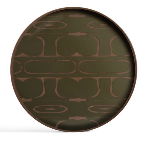 Ethnicraft Second Nature Round Valet Tray