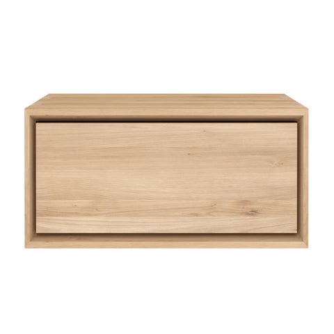 Ethnicraft Nordic II Hanging Bedside Table with 1 Drawer