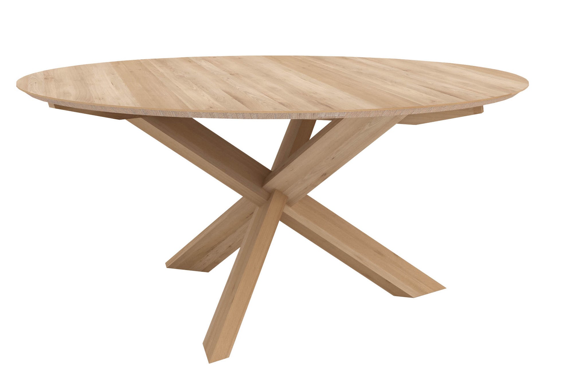 Ethnicraft Oak Circle Dining Table