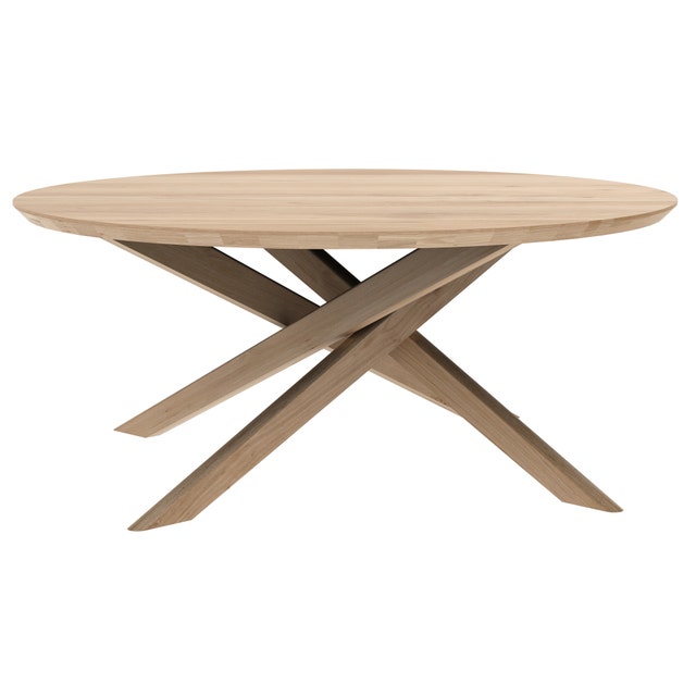 Ethnicraft Oak Mikado Round Coffee Table