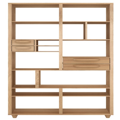 Ethnicraft Oak Pirouette Book Rack