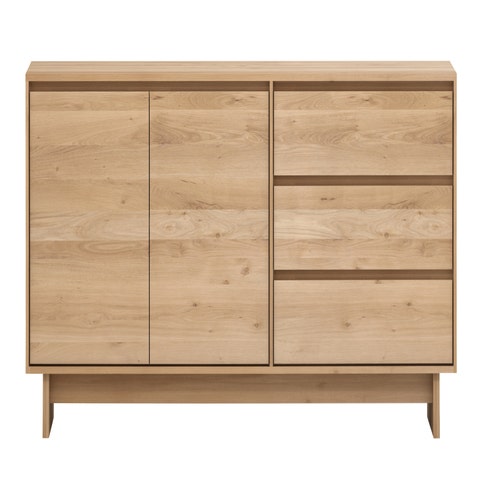 Ethnicraft Wave Sideboard with 2 Doors & 3 Drawers