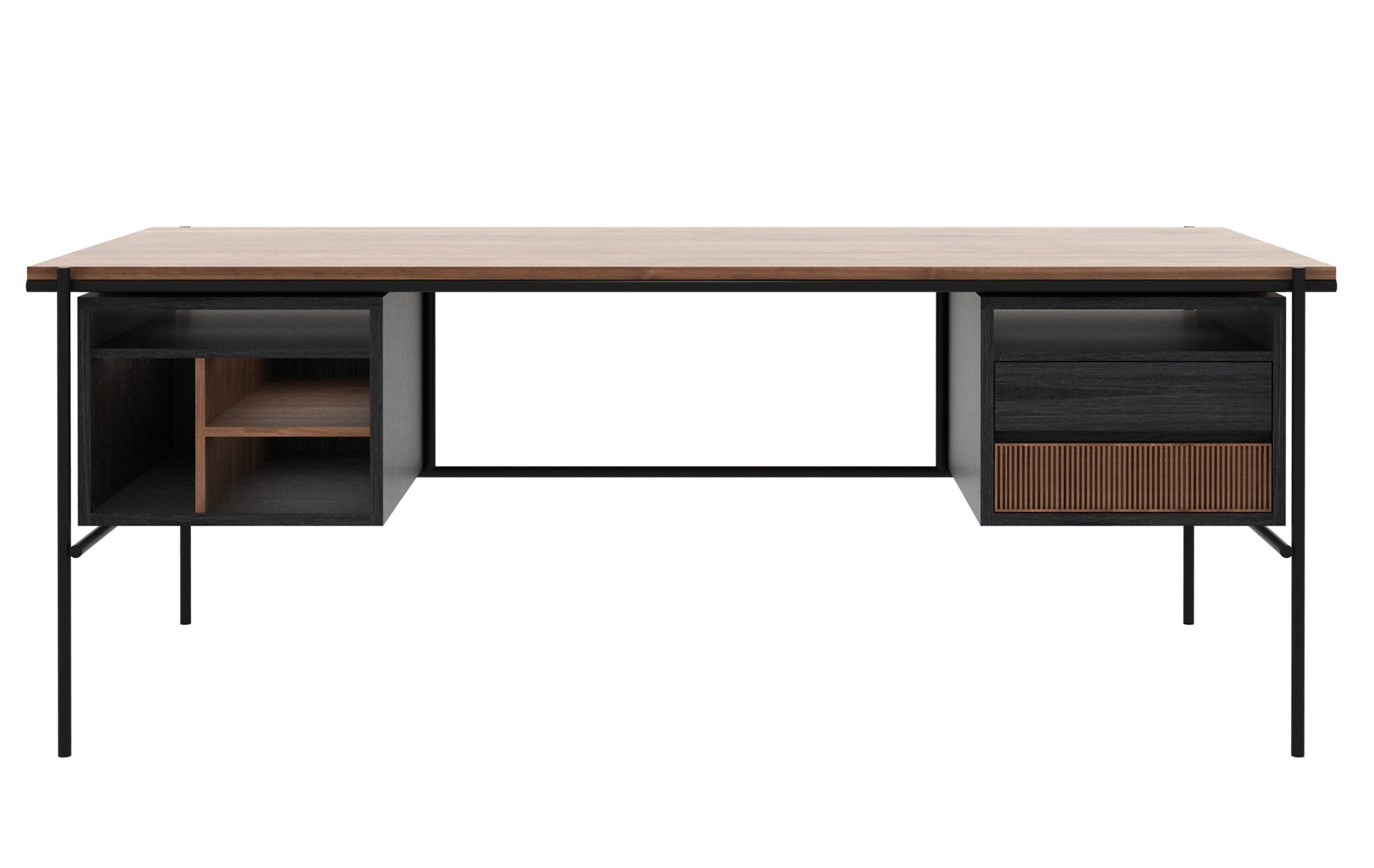 Ethnicraft Oscar Desk with 2 Drawers