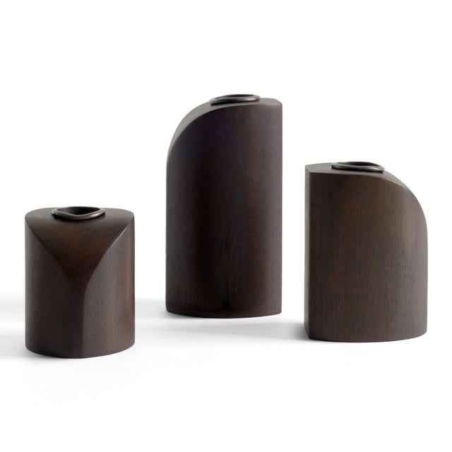 Ethnicraft PI Candle Holders (Set of 3)