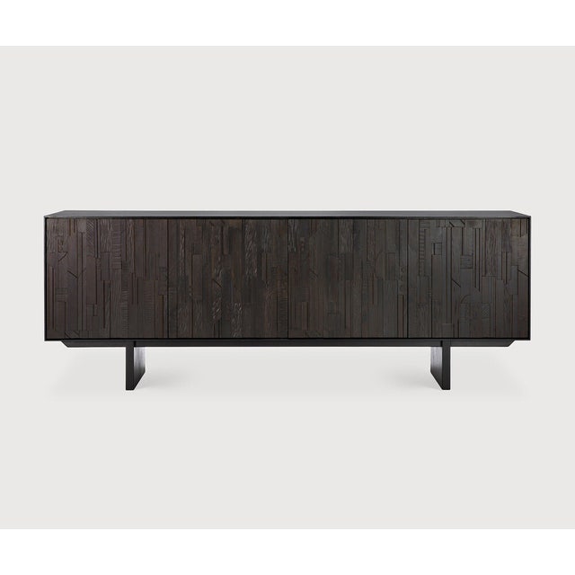 Ethnicraft Teak Mosaic 4 Doors Sideboard