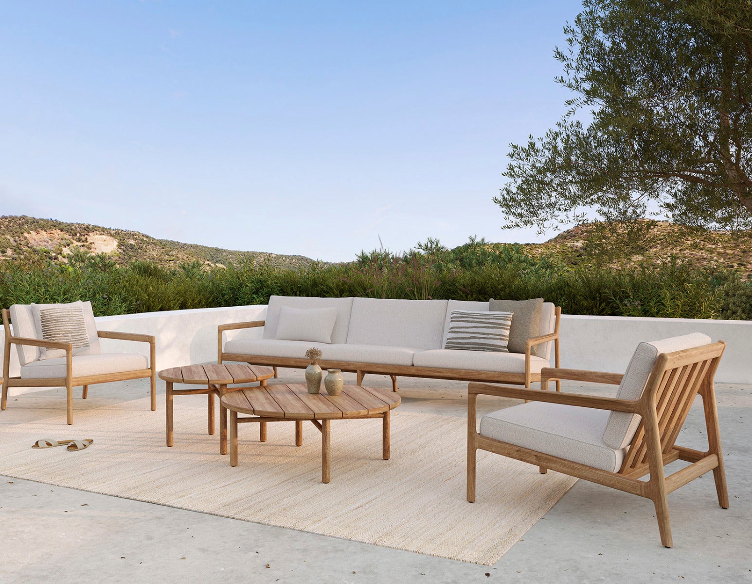 Ethnicraft Outdoor Quatro Coffee Table - Thumbnail 2