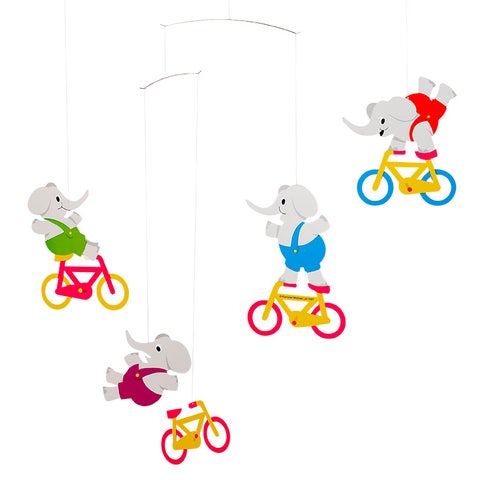 Flensted Cyclephants Mobile (Not in Source)