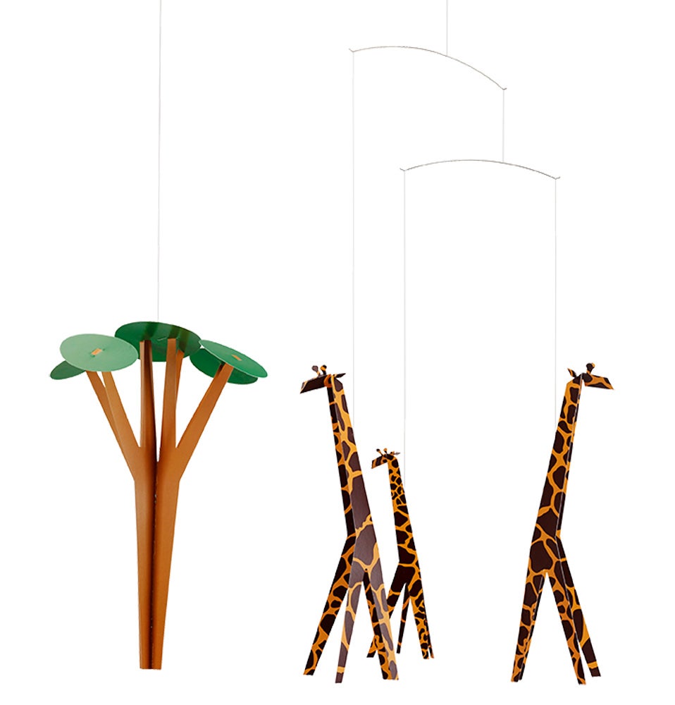 Flensted Giraffes on the Savannah Mobile