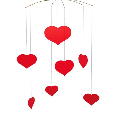 Flensted Valentine Happy Hearts Mobile