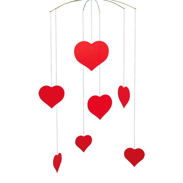 Flensted Valentine Happy Hearts Mobile