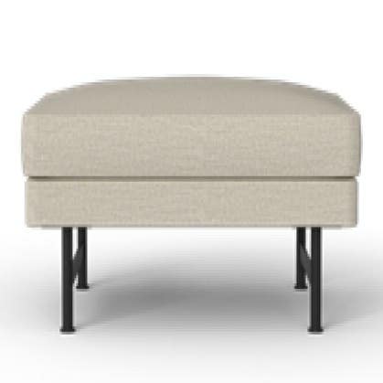 Fredericia Calmo 80 Metal Base Ottoman