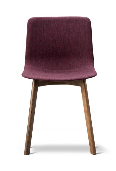 Fredericia Pato Wood Base Chair - Fully Upholstered