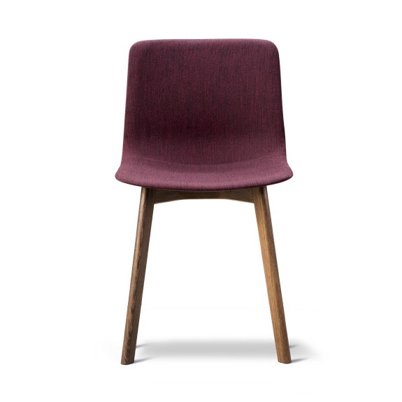 Fredericia Pato Wood Base Chair - Fully Upholstered