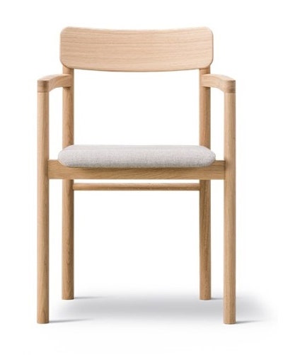 Fredericia Post Armchair - Seat Upholstered