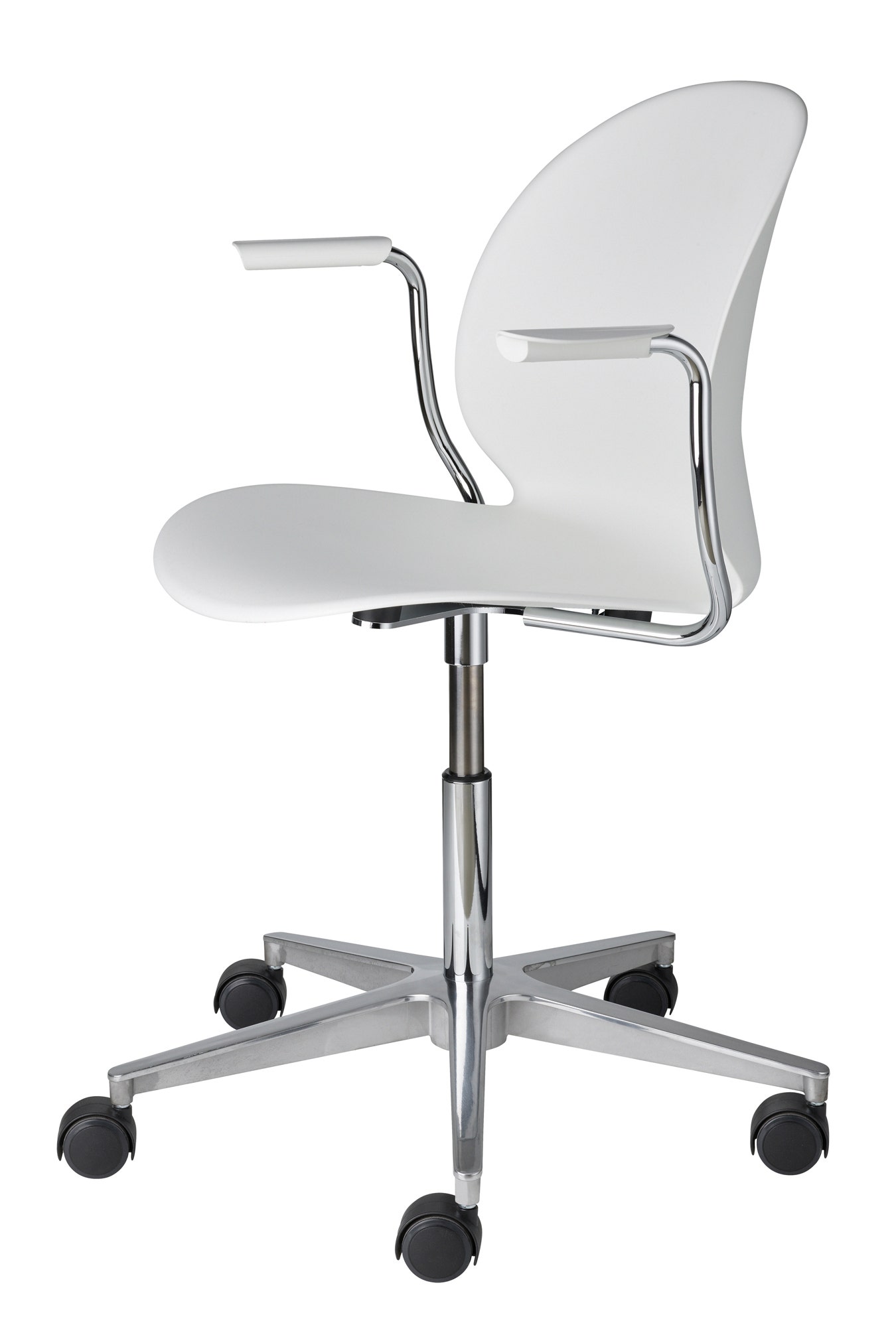 Fritz Hansen N02™ Recycle 5 Star Swivel Base Chair with Armrests