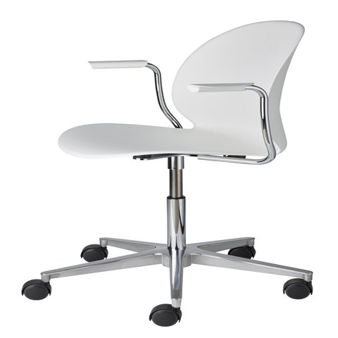 Fritz Hansen N02™ Recycle 5 Star Swivel Base Chair with Armrests