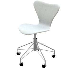Fritz Hansen Series 7™ Swivel Chair - Fully Upholstered