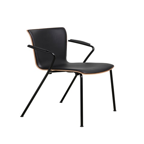 Fritz Hansen Vico Duo Stacking Chair - Front Upholstered
