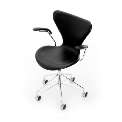 Fritz Hansen Series 7™ Swivel Armchair - Fully Upholstered