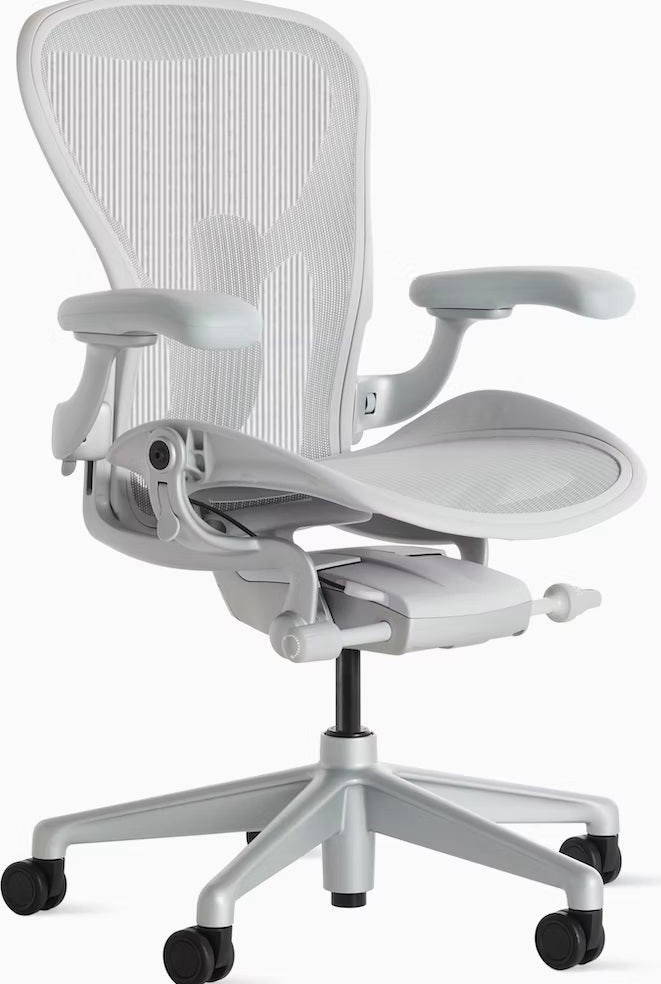 Herman Miller Aeron Medium Fully Loaded Mineral