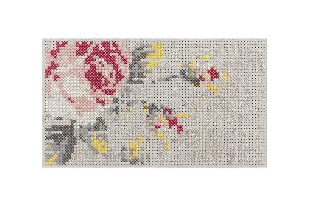 GAN Canevas Flower Rug