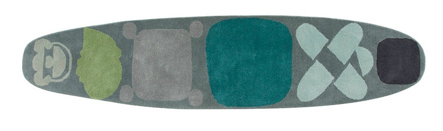 GAN Hand Tufted Surf Race Rug