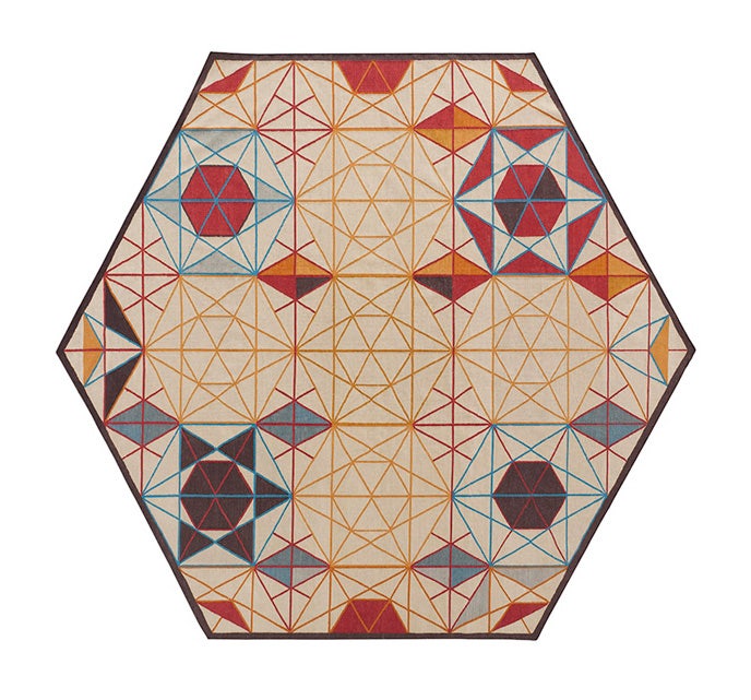 GAN Kilim Hexa Rug