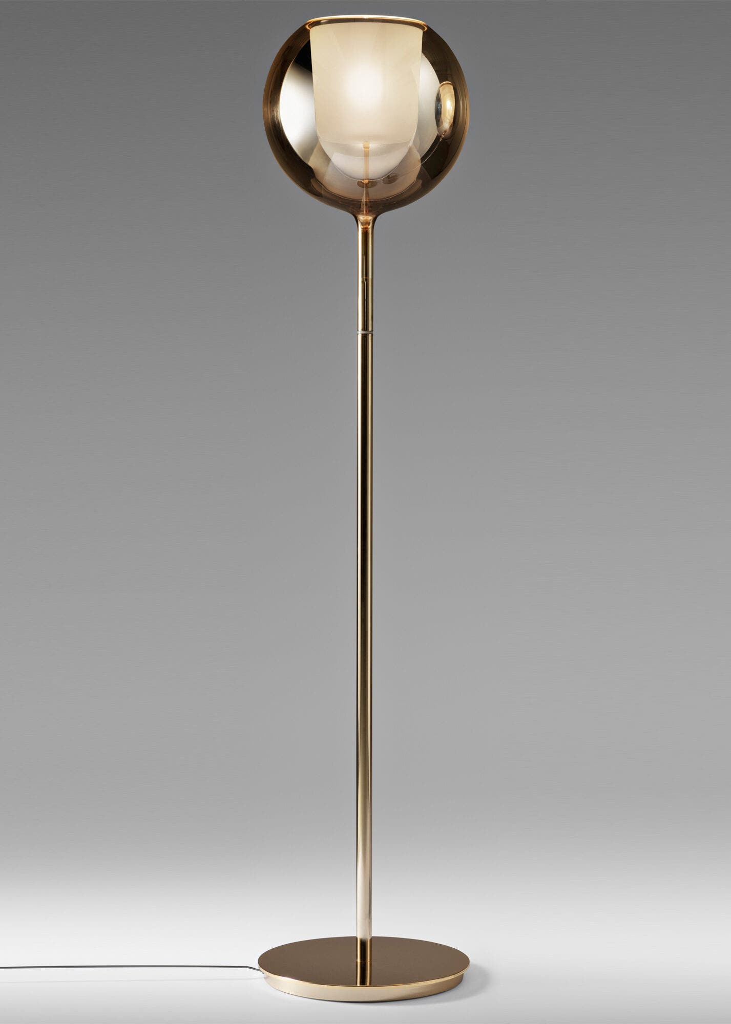 Penta Glo Floor Lamp - Gold Mirroring Glass