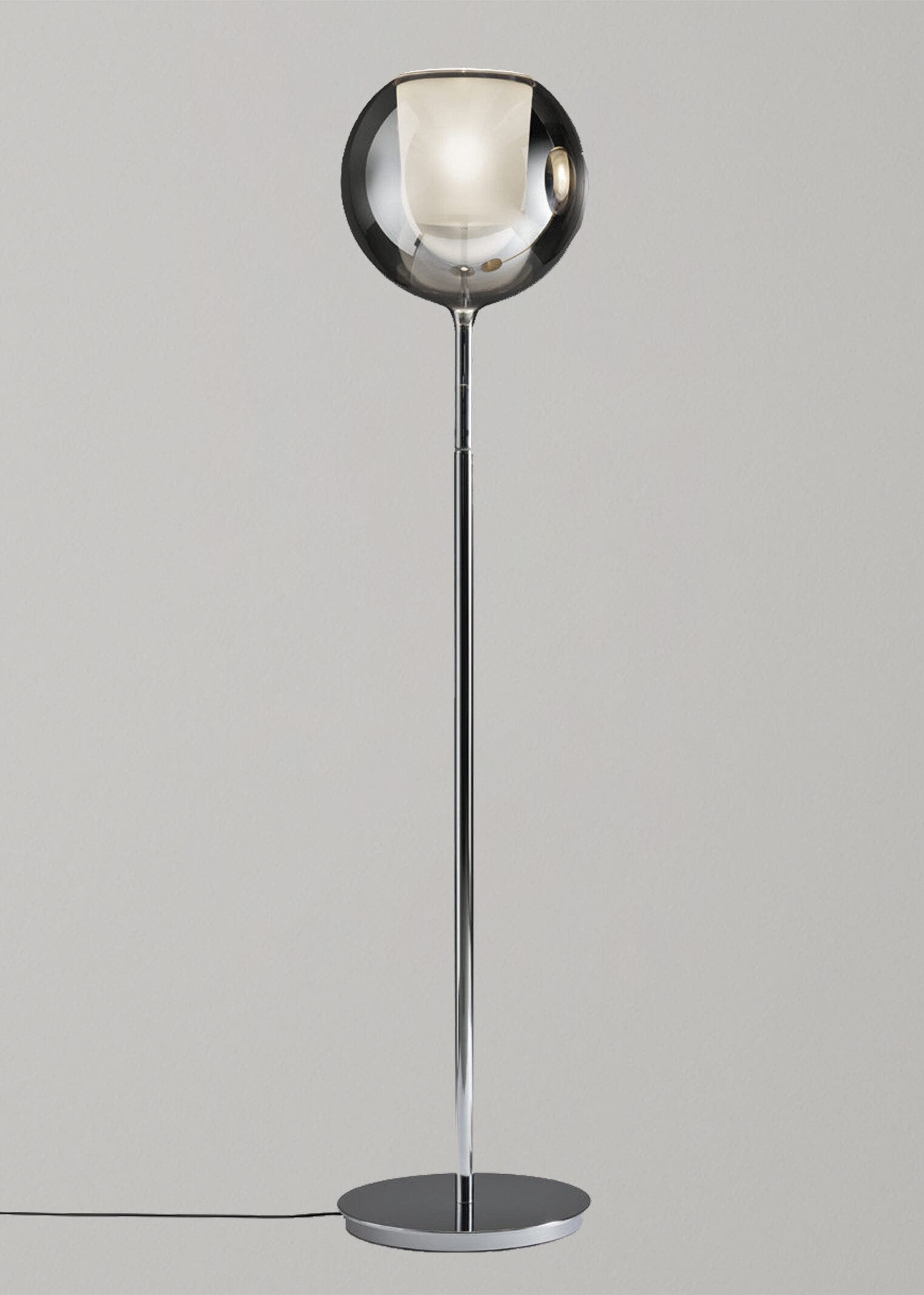 Penta Glo Floor Lamp - Silver Mirroring Glass