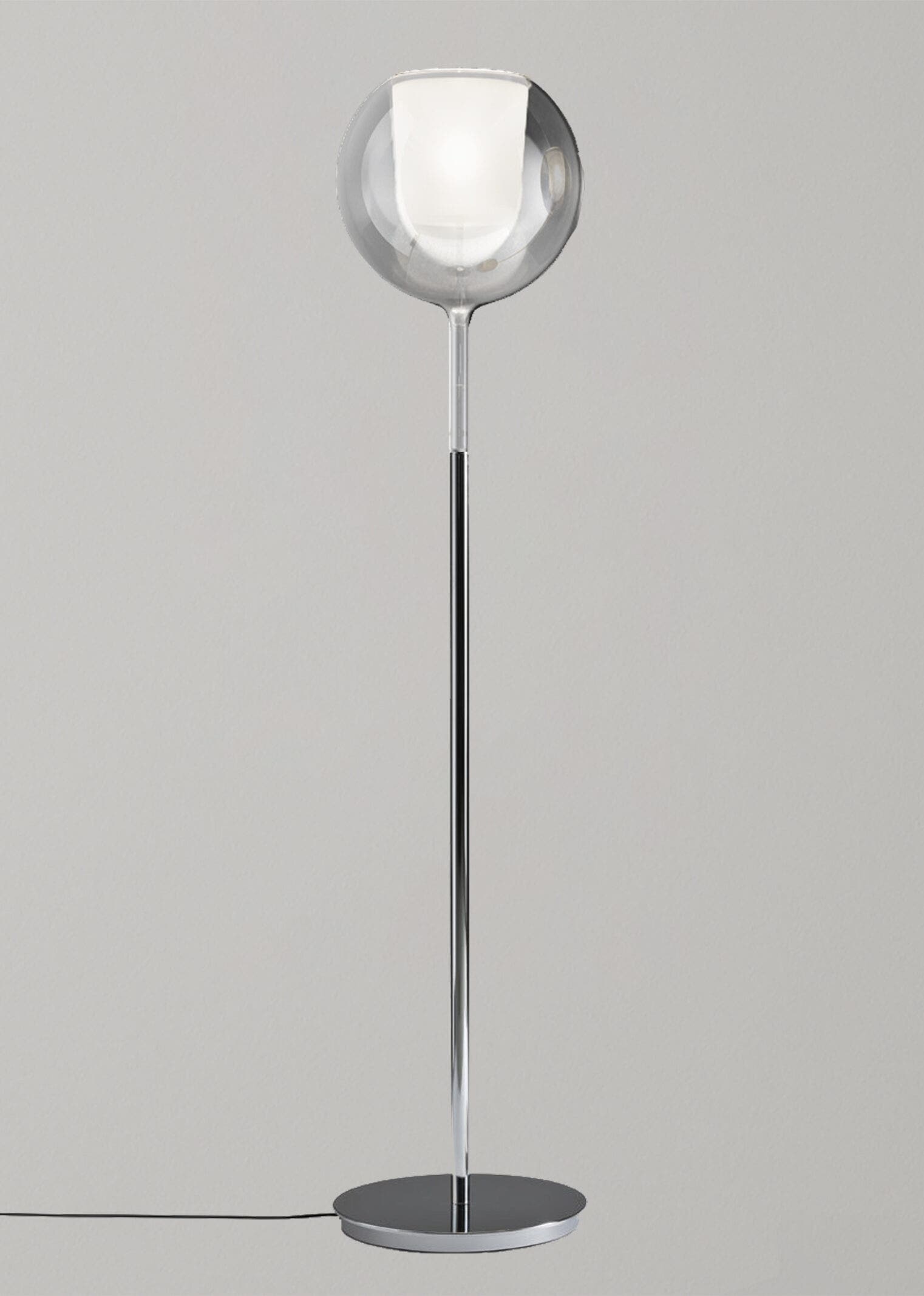 Penta Glo Floor Lamp - Transparent Glass