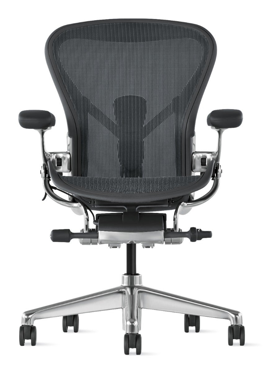 Herman Miller Aeron Medium Executive Graphite Polished