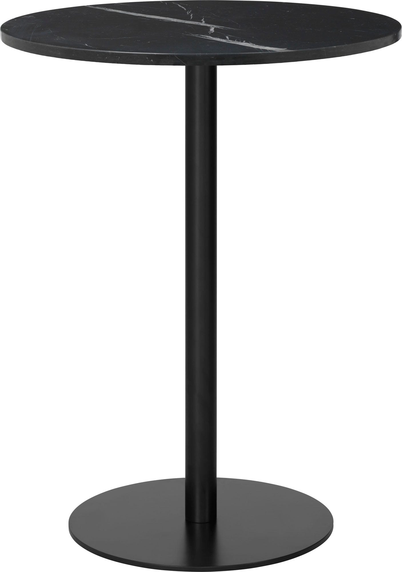 GUBI 1.0 Bar Round Table - Black Base