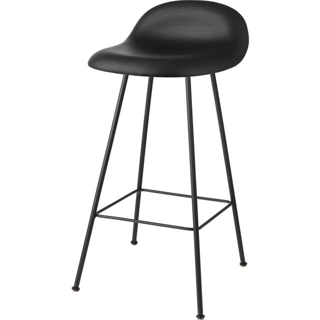 GUBI 3D Center Base Counter Stool - Fully Upholstered