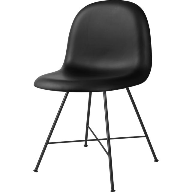 GUBI 3D Center Base Dining Chair - Fully Upholstered