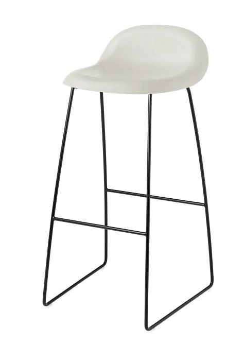 GUBI 3D Outdoor Sledge Base Bar Stool