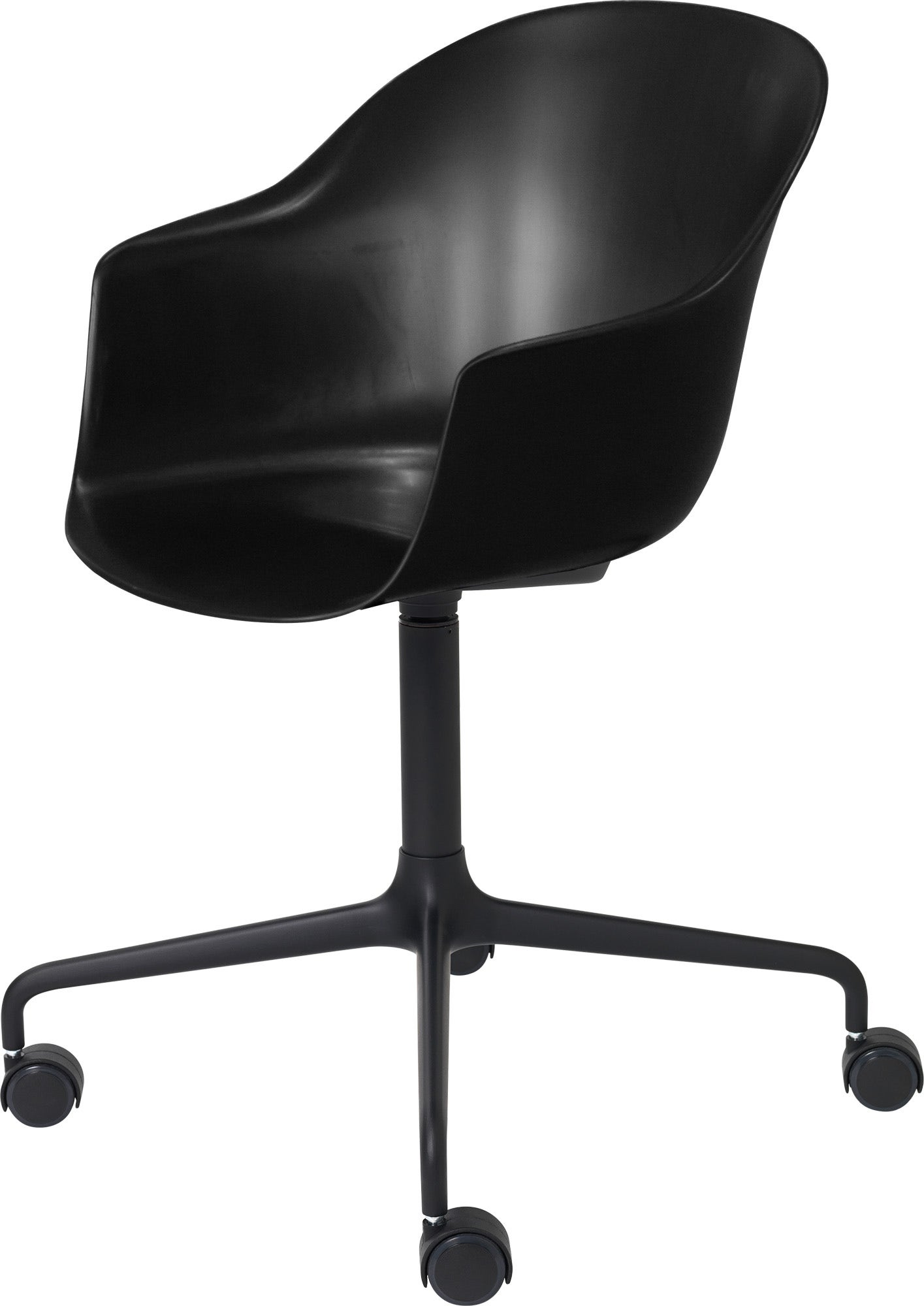 GUBI Bat 4-Star Base Meeting Chair with Castors