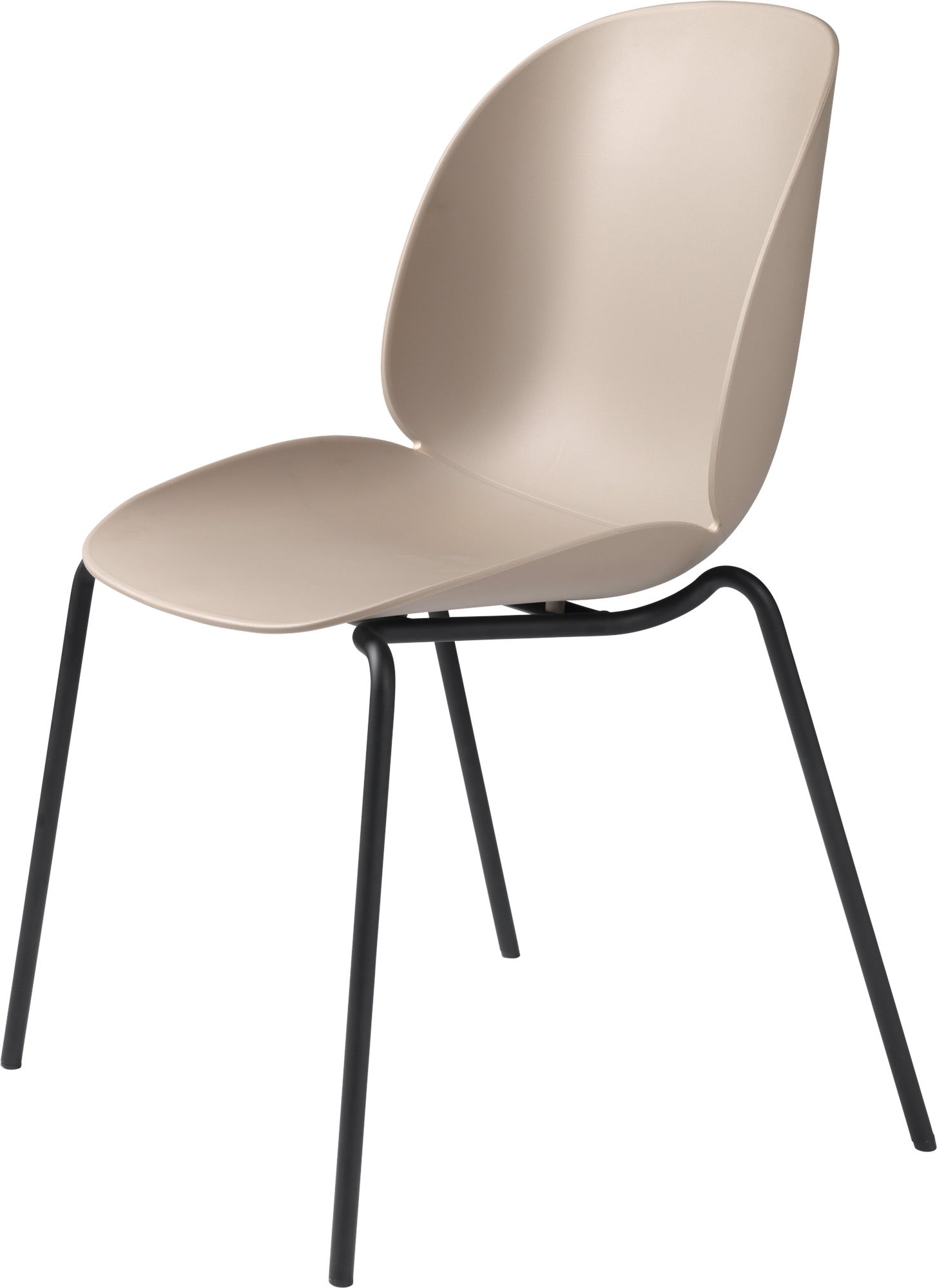 GUBI Beetle 4-Leg Stackable Dining Chair