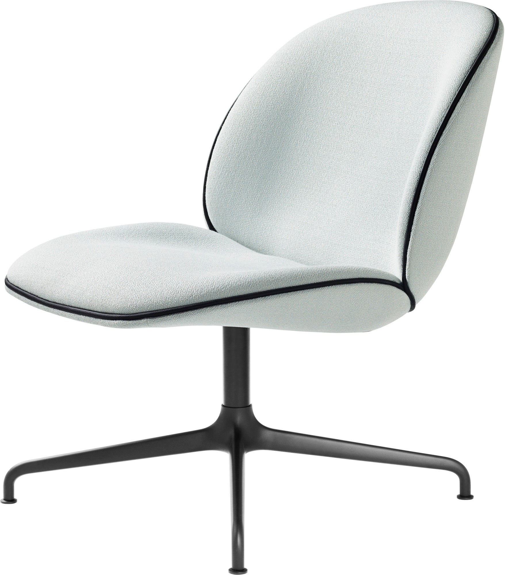 GUBI Beetle 4-Star Base Lounge Chair - Fully Upholstered