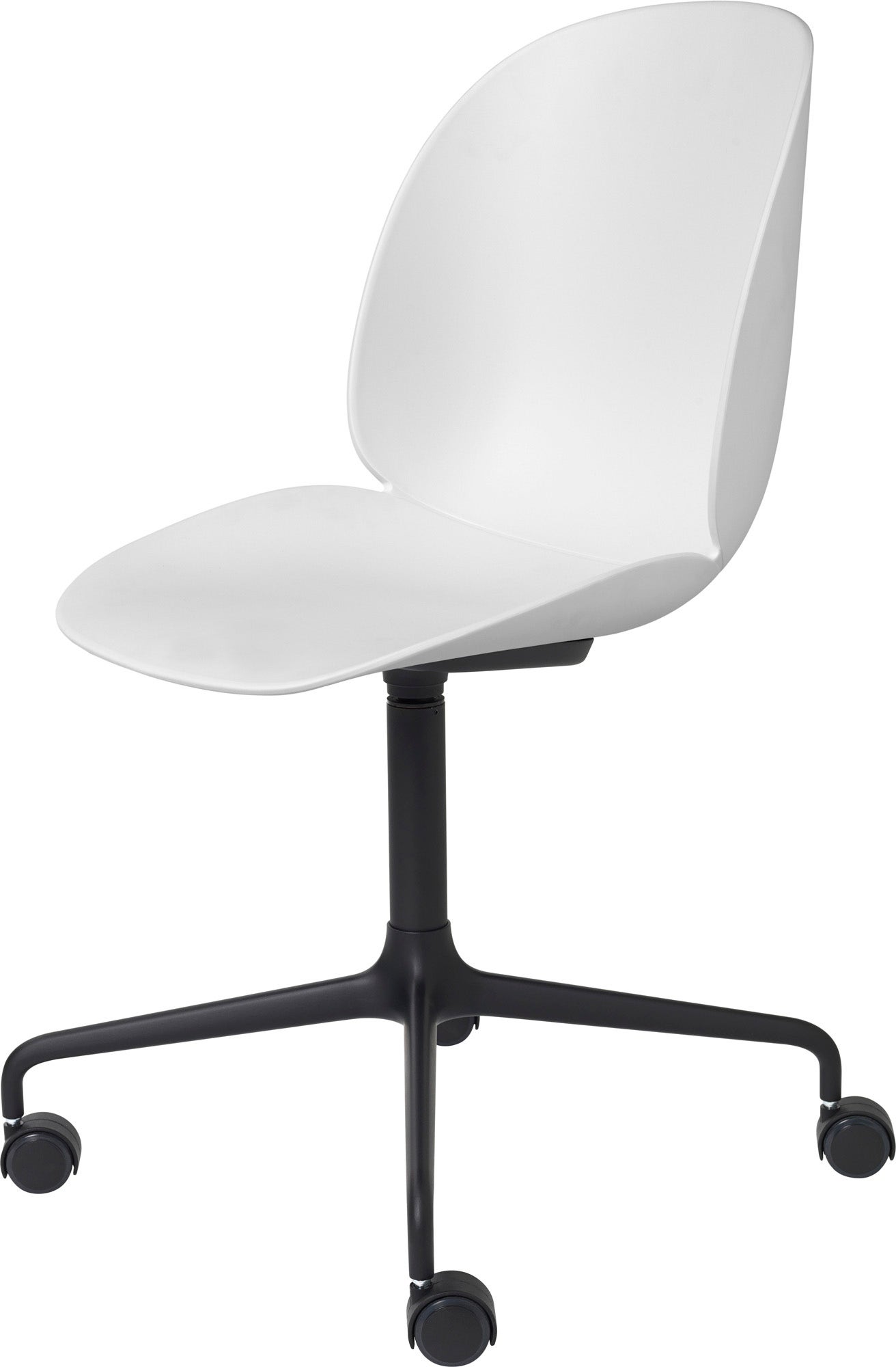 GUBI Beetle 4-Star Base Meeting Chair with Castors