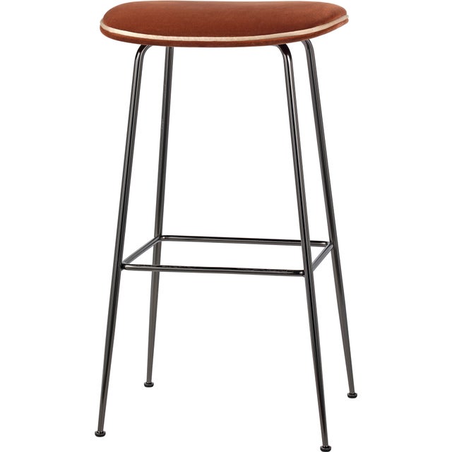 GUBI Beetle Conic Base Bar Stool - Fully Upholstered