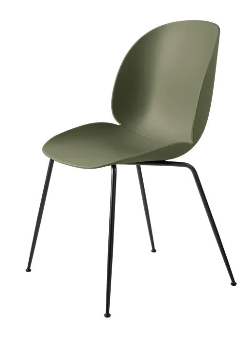 GUBI Beetle Conic Base Dining Chair (Set of 4)